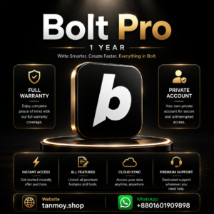 Bolt Pro 1 Year Private Account